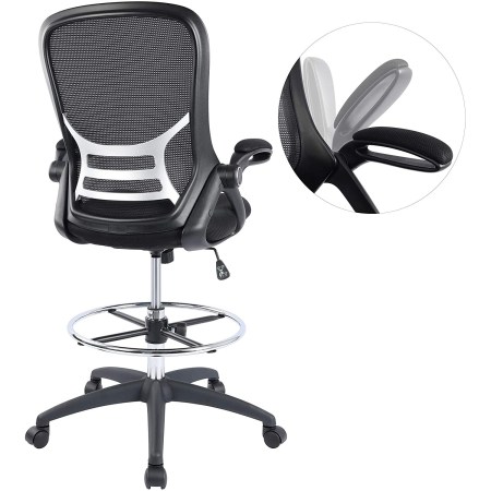 Hylone High-Back Mesh Ergonomic Drafting Chair