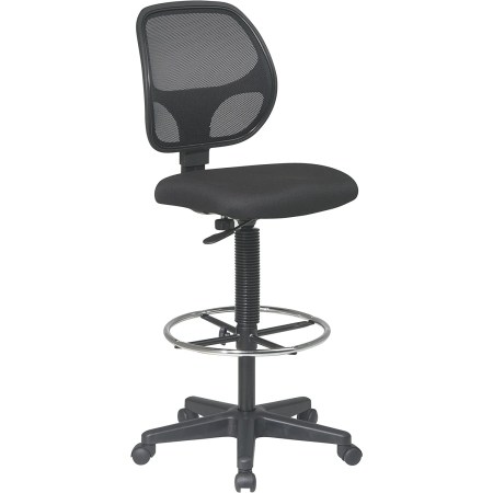 Office Star DC2990 Deluxe Mesh Back Drafting Chair 
