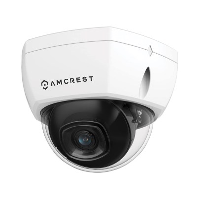 The Best PoE Security Camera Systems Option: Amcrest UltraHD 4K 8MP Dome POE IP Security Camera