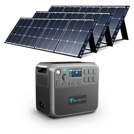 Bluetti AC200P Portable Power Station with Panels