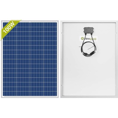 The Best Solar Panels Option: Newpowa 100 W 12V Polycrystalline Solar Panel