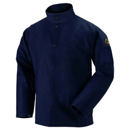 Black Stallion Flame-Resistant Cotton Welding Jacket