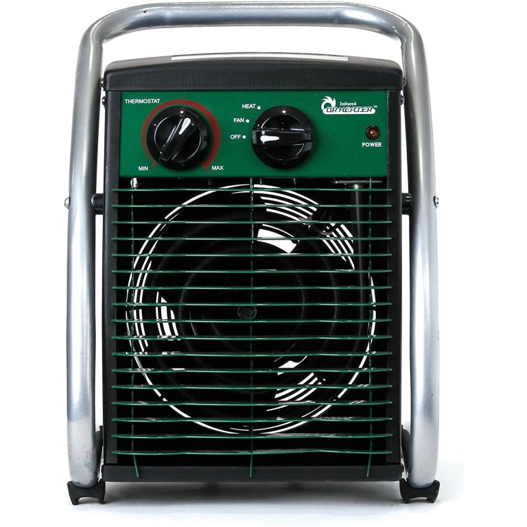  The Best Greenhouse Heaters Option: Dr. Infrared Heater DR-218 Greenhouse Workshop Heater