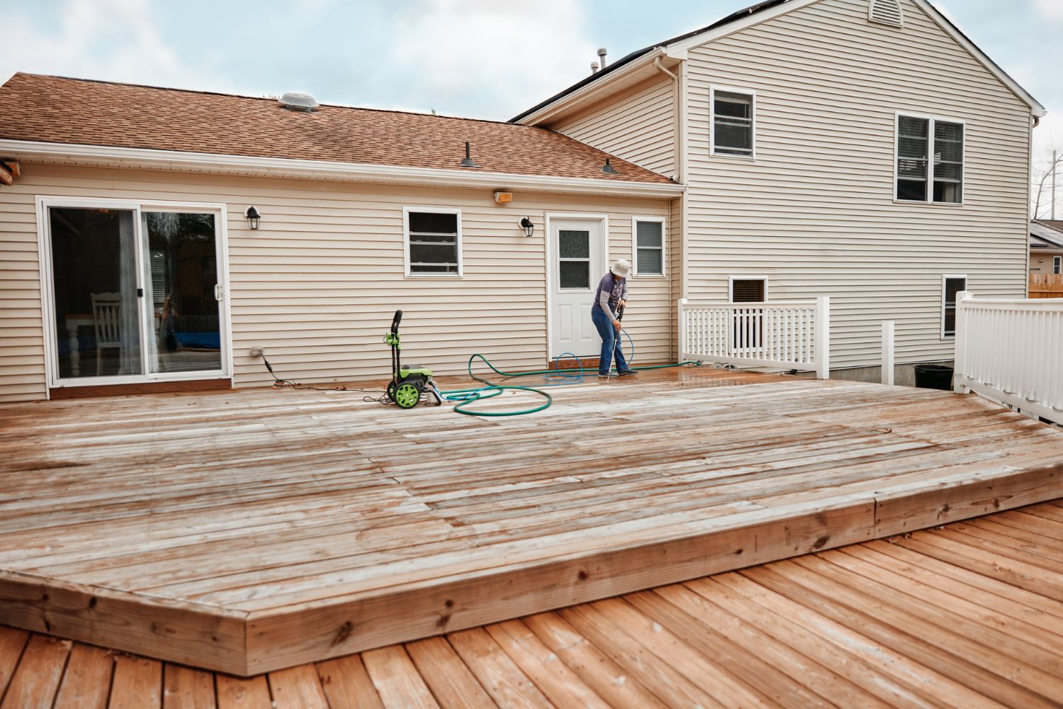 Cost to Power Wash a Deck