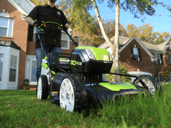 One of Our Favorite Battery Lawn Mowers is $200 Off Right Now