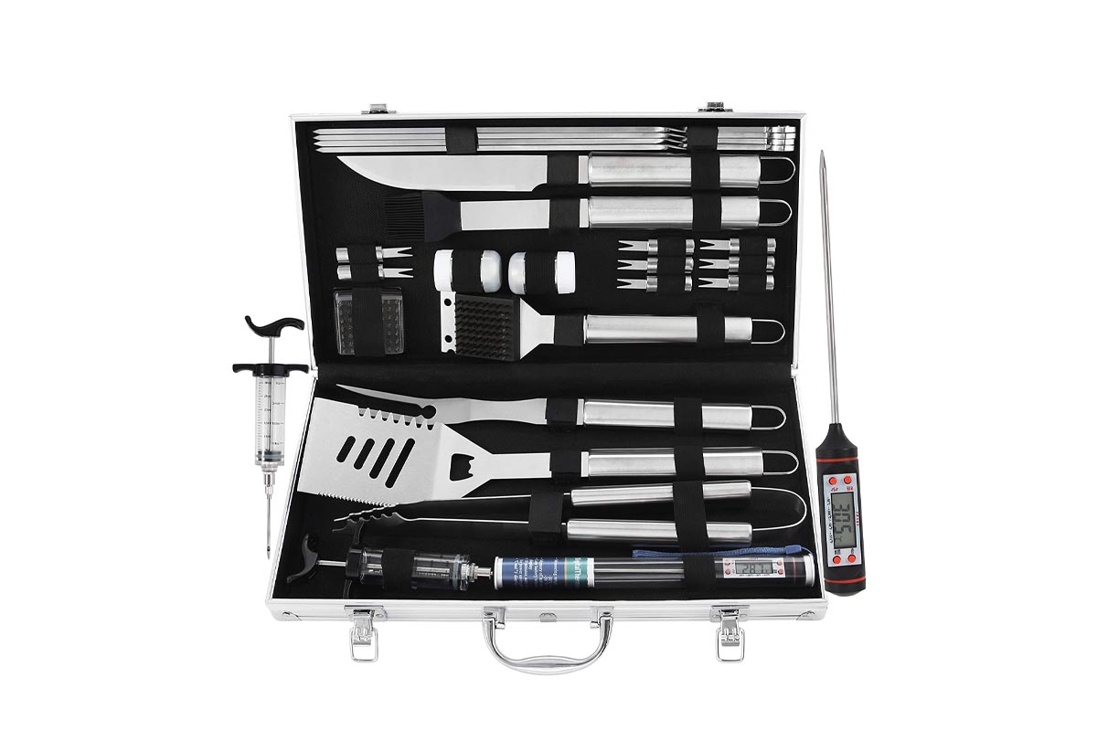 Last-Minute Father’s Day Gifts Option Grilljoy 24-Piece Grill Tools Set