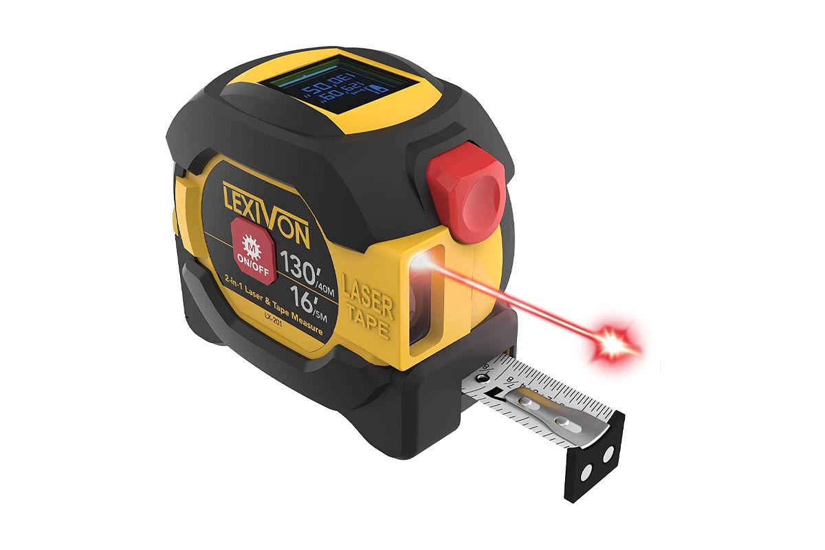 Last-Minute Father’s Day Gifts Option Lexicon 2-in-1 Digital Laser Tape Measure