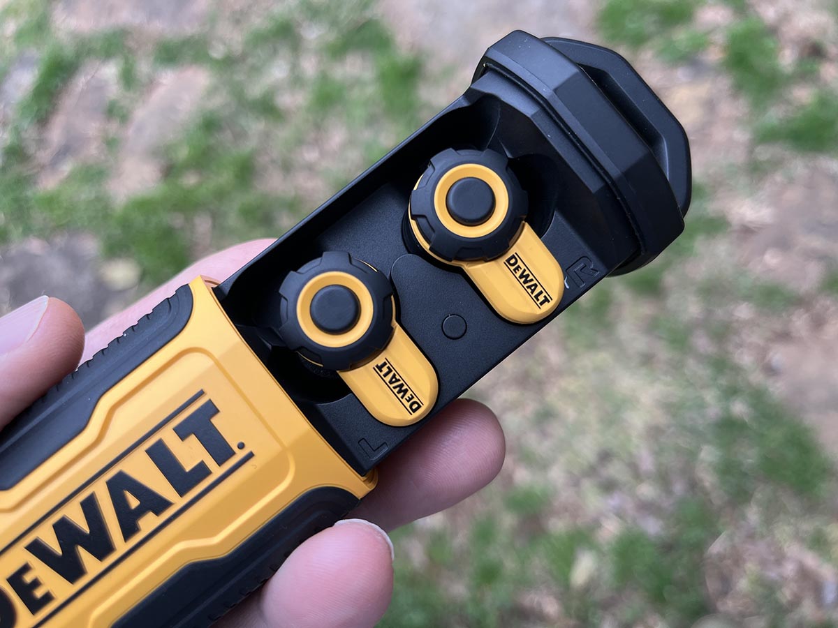 The Best Ear Protection for Mowing DeWalt Jobsite X2 ear buds