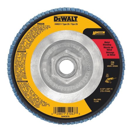  DeWalt 24G Type 29 HP Flap Disc on white background