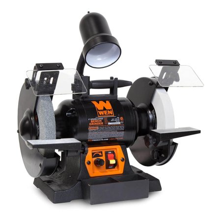  Wen 8 5-Amp Variable-Speed Bench Grinder on white background