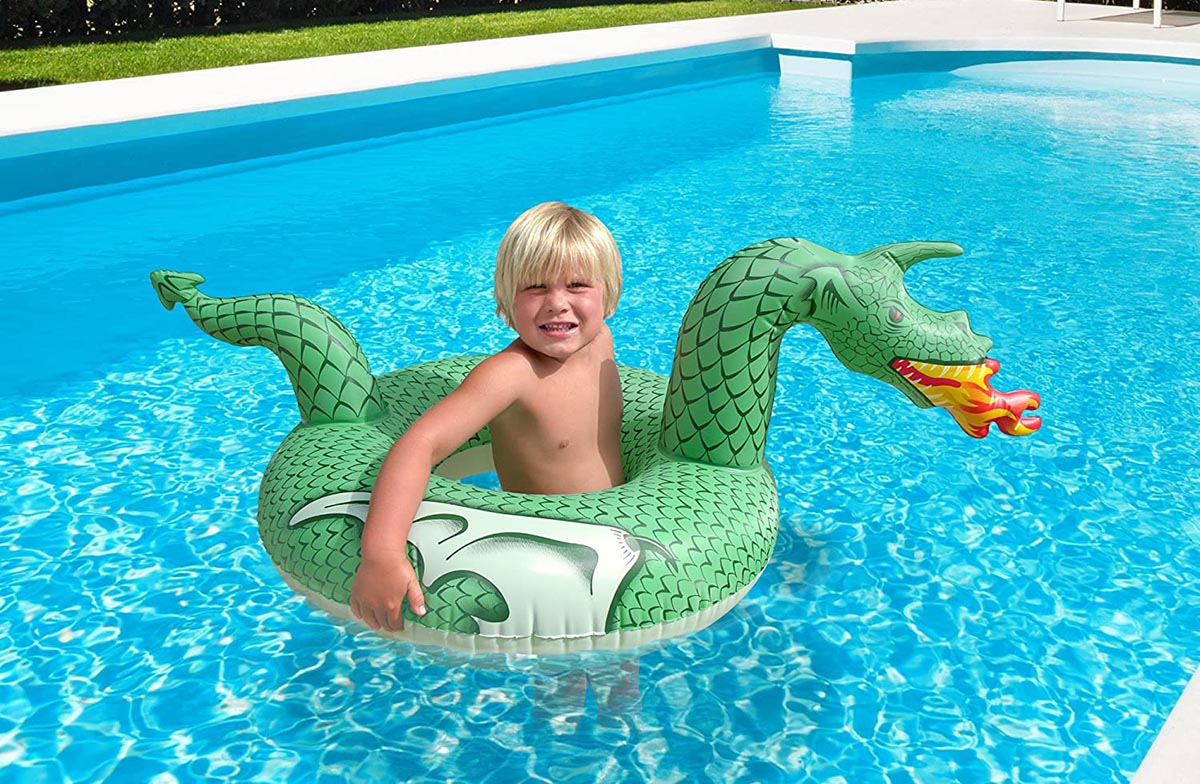 The Most Popular Pool Floats Option Dragon Party Tube