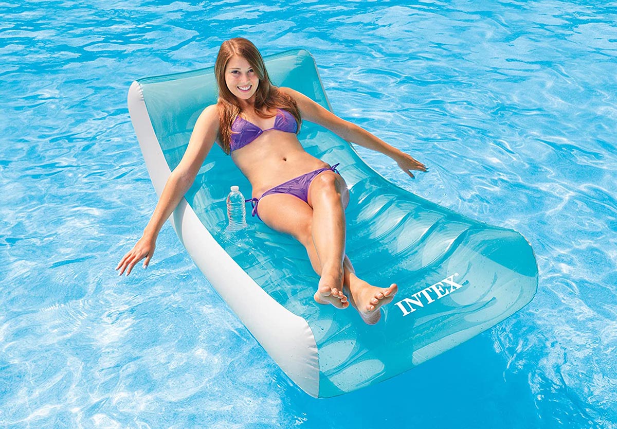The Most Popular Pool Floats Option Intex Rockin’ Inflatable Lounge