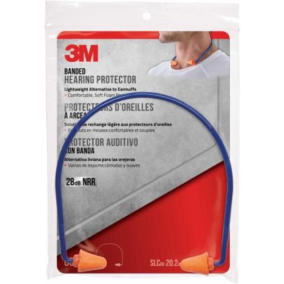 3M Banded Hearing Protector in its packaging on a white background.
