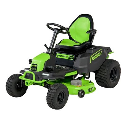 The Best Garden Tractors Option: Greenworks Pro 60V 42" Crossover T Riding Lawn Mower