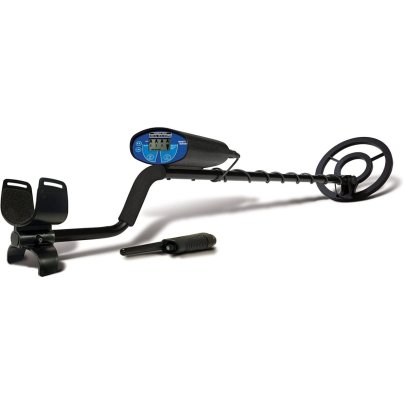 The Bounty Hunter Quick Silver Metal Detector on a white background.
