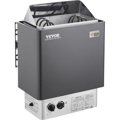 The Vevor 3 kW Electric Steam Bath Sauna Heater on a white background.