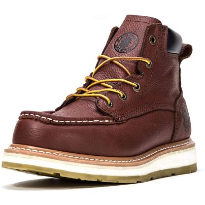 The Best Welding Boots Option: Rockrooster Men’s 6" Brown Waterproof Work Boots