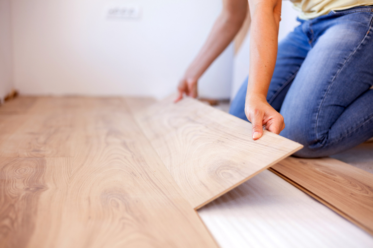 bob vila most valuable project 2022 kitchen remodel - install laminate flooring