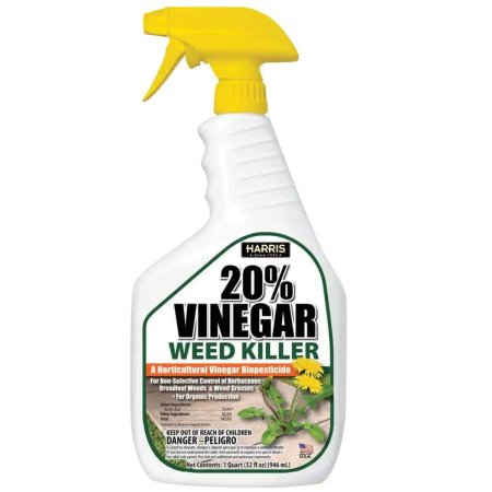  Bottle of Harris 20% Vinegar Weed and Grass Killer on white background