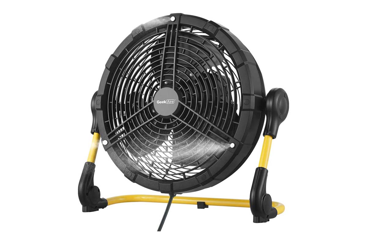 Genius Products to Help You Stay Cool Option Geek Aire Rechargeable Battery-Operated Outdoor Fan