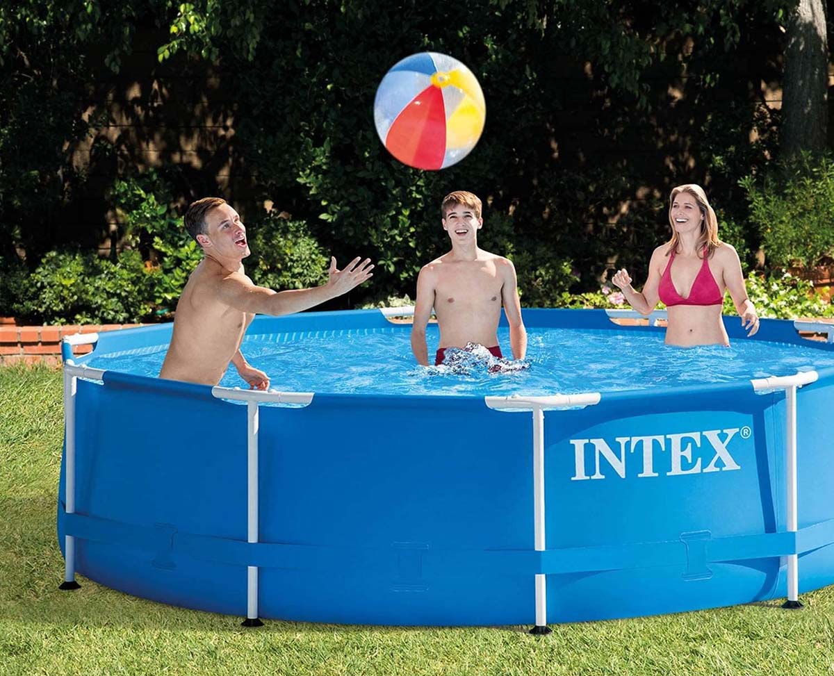 Genius Products to Help You Stay Cool Option Intex Frame Pool w Filter Pump