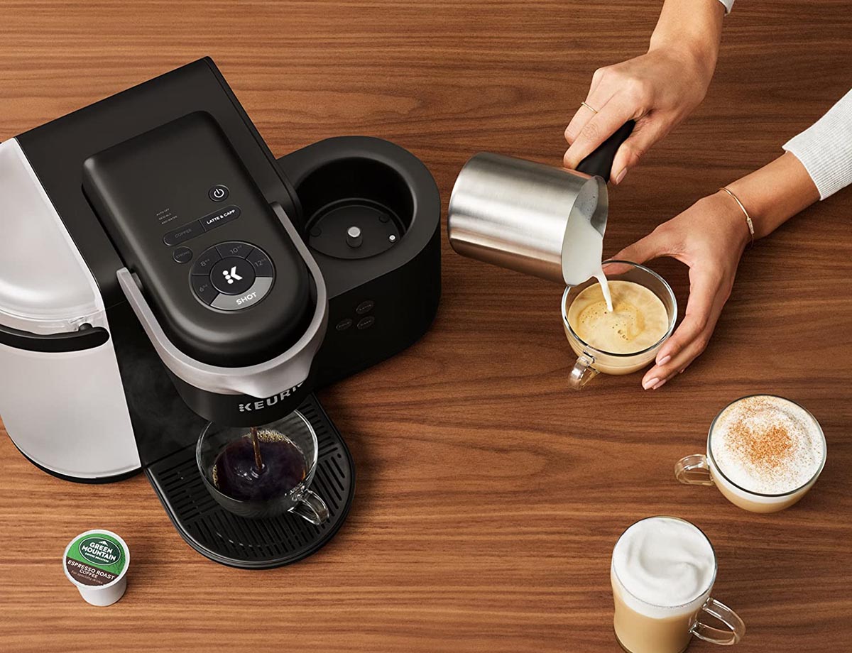 The Best Gifts for Realtors Option Keurig K-Cafe Coffee, Latte, and Cappuccino Maker