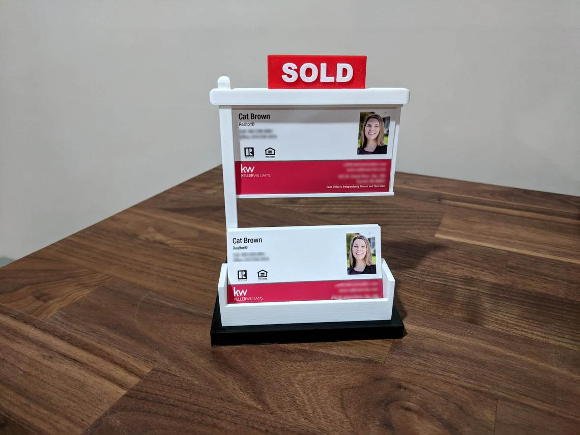 The Best Gifts for Realtors Option Real Estate Business Card Display