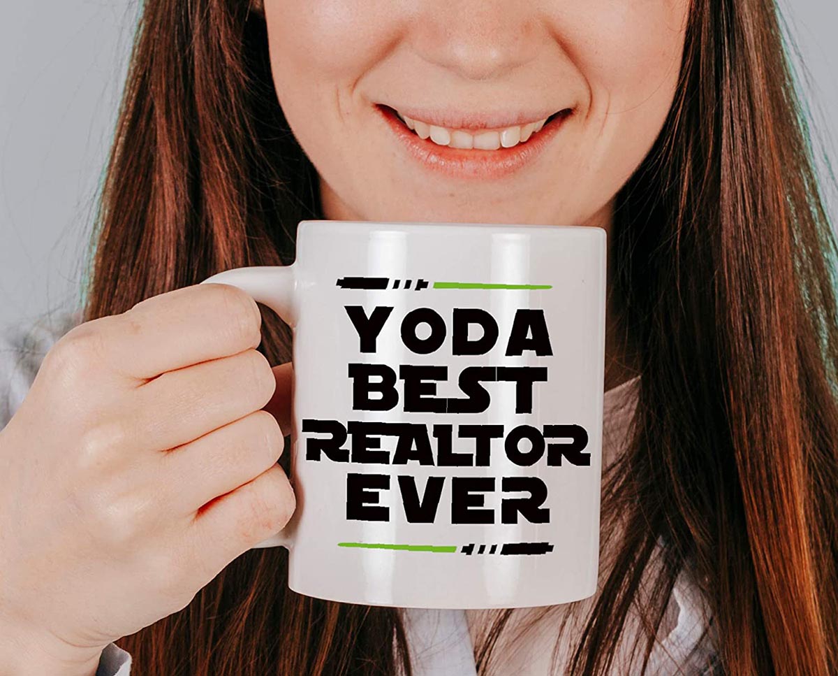 The Best Gifts for Realtors Option Yoda Best Realtor Ever’ Mug
