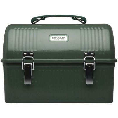 Dark Green Stanley Classic Lunch Box on a white background
