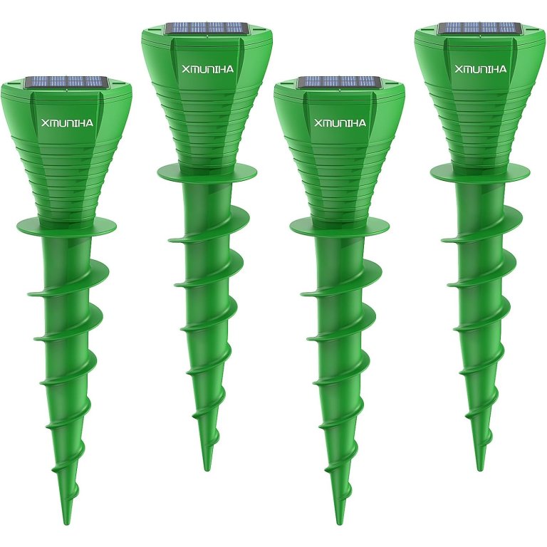 Xmuniha Solar-Powered Ultrasonic Vole Repeller