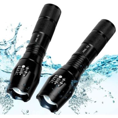 The Best Tactical Flashlights Option: ThuZW 2-Pack Tactical Flashlight