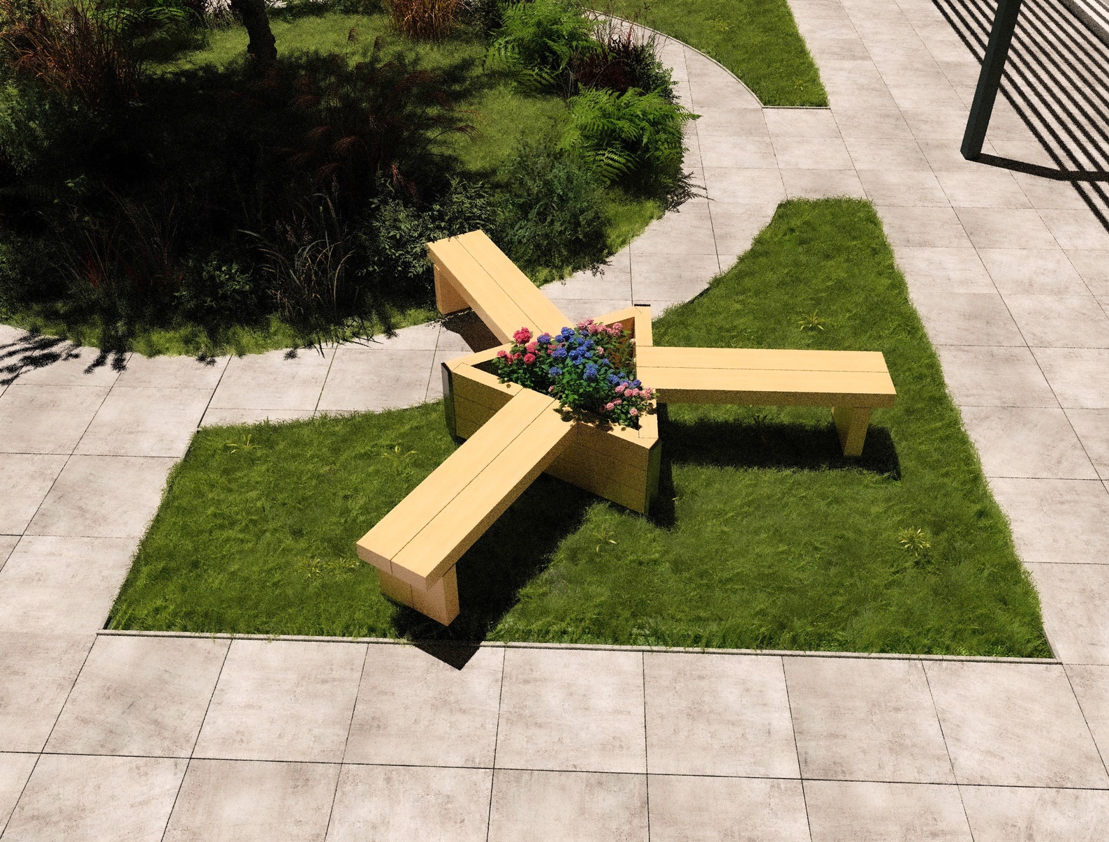 outdoor bench plans