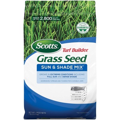The Best Grass Seed for Michigan Option: Scotts Turf Builder Grass Seed Sun & Shade Mix