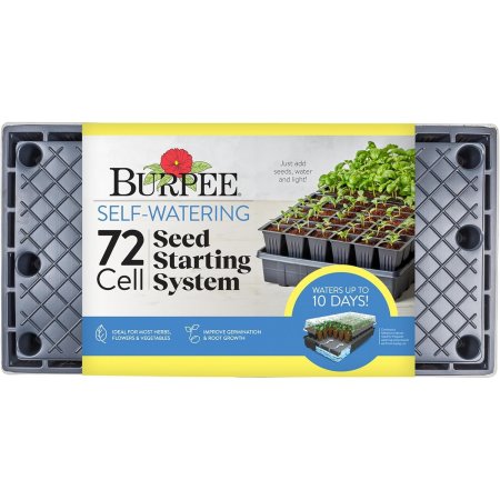  Best Seed Starting Trays Option Burpee 72-Cell Self-Watering Ultimate Grow System