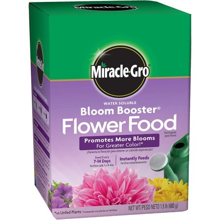  The Best Fertilizer For Plumerias Option: Miracle-Gro Water Soluble Bloom Booster Flower Food