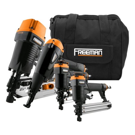  The Best Nail Guns for Fencing Option: Freeman Pneumatic Framing and Finishing Combo Kit