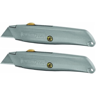 The Best Tools To Cut Drywall Option: Stanley 10-099 Classic 99 Retractable Utility Knife
