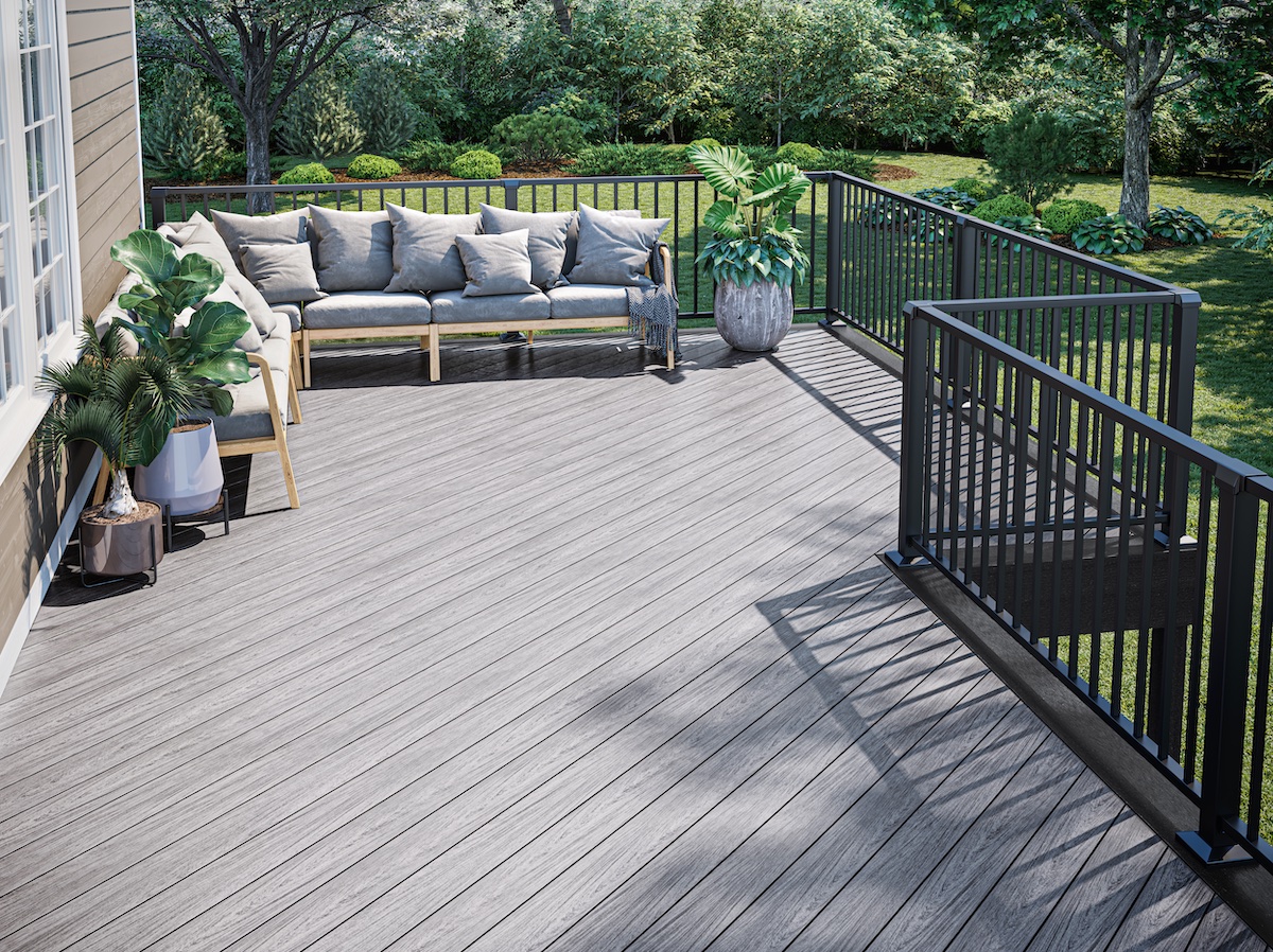 Deckorators Composite Decking with Seating Area