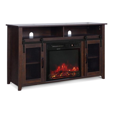 Enstver TV Stand With Electric Fireplace