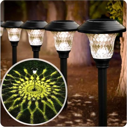 The Best Outdoor Solar Lights Option Beau Jardin Color-Changing Solar Pathway Lights