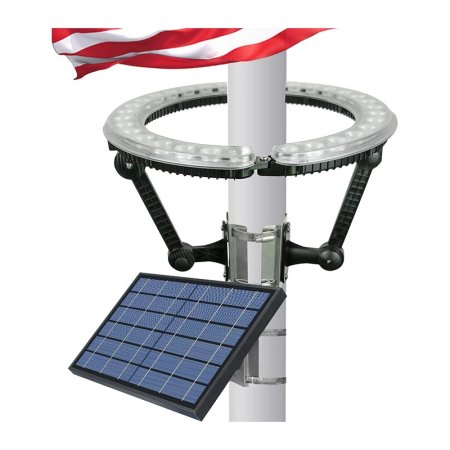 The Best Outdoor Solar Lights Option Kayiune Waterproof Solar Flagpole Light