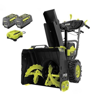  The Best Snow Blowers for Gravel Driveways Option: Ryobi 40V 22-Inch Two-Stage Cordless Snow Blower