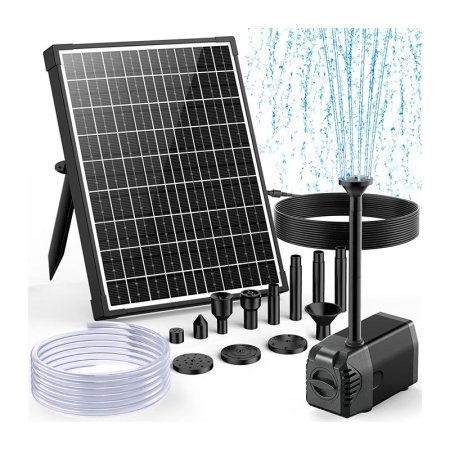  The Best Solar-Powered Water Pump Option Poposoap Solar Fountain Pump