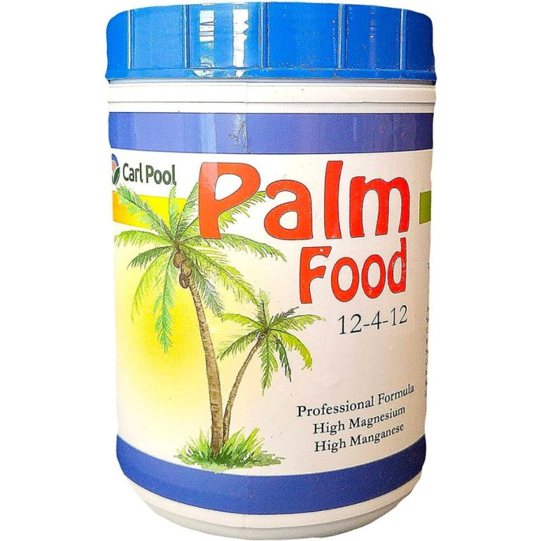  The Best Fertilizer For Palm Trees Option: Carl Pool Palm Food 12-4-12