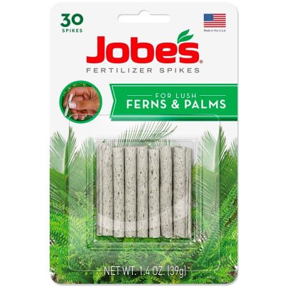 The Best Fertilizer For Palm Trees Option: Jobe’s Fern and Palm Plant Food Container Spikes