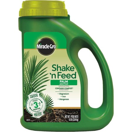  The Best Fertilizer For Palm Trees Option: Miracle-Gro Shake ’N Feed Palm Plant Food