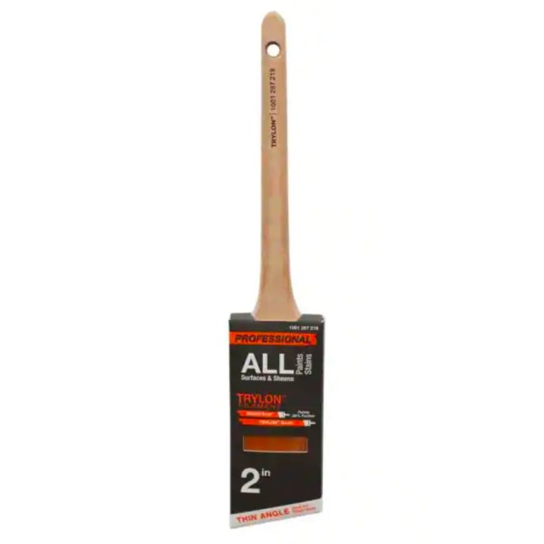 The Best Paint Brushes For Trim Option: Pro 2" Trylon Thin Angled Sash Paint Brush