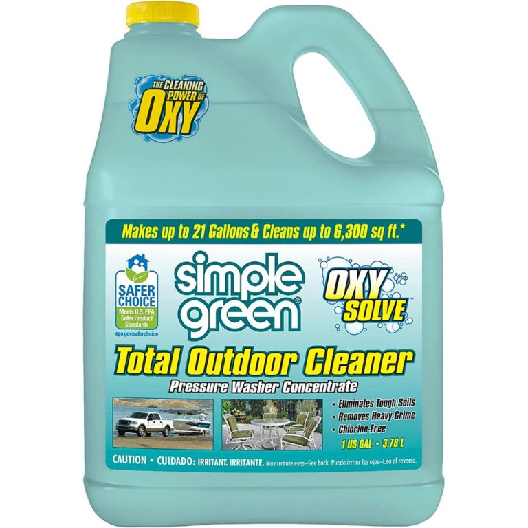 The Best Pressure Washer Soaps Option: Simple Green Oxy Solve Total Pressure Washer Cleaner