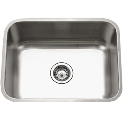 The Best Outdoor Kitchen Sinks Option: Houzer Eston Series Undermount Stainless Steel Sink