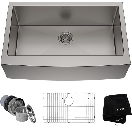Kraus Standart Pro Apron-Front Stainless Steel Sink